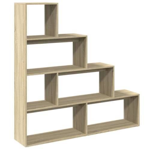 Pregrada/regal za knjige 4 razina hrast 143,5x29x143,5cm drveni - sonoma hrast 1 143.5 cm Cijena
