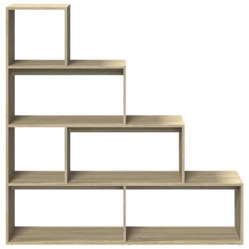 Pregrada/regal za knjige 4 razina hrast 143,5x29x143,5cm drveni - sonoma hrast 1 143.5 cm Cijena