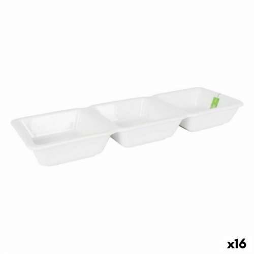 Zdjela La Mediterránea Yummy Predjelo Porculan Bijela 29,3 x 9,5 x 3,3 cm (16 kom.) (29,3 x 9,5 x 3,3 cm) Cijena