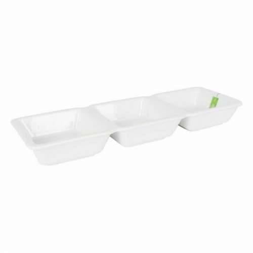Zdjela La Mediterránea Yummy Predjelo Porculan Bijela 29,3 x 9,5 x 3,3 cm (16 kom.) (29,3 x 9,5 x 3,3 cm) Cijena