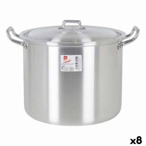 Lonac s Poklopcem 39693 Ø 22 cm Srebrna 6 L Aluminij 29 x 23 x 20 cm Cijena