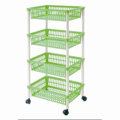 Kolica za Povrće Tontarelli Mito 4 Zelena 40 x 29 x 18 cm (12 kom.) Cijena