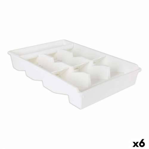Organizator Pribora za Jelo Tontarelli Bella plus Bijela 43,6 x 28,7 x 7,13 cm (6 kom.) Cijena
