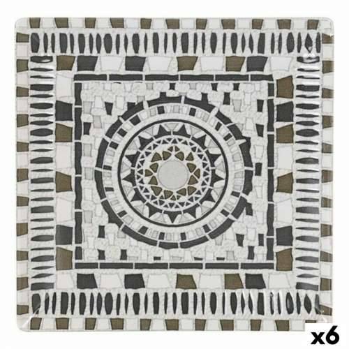 Plakans šķīvis La Mediterránea Barroc Porculan 24 x 24 x 2 cm (6 kom.) (24 x 24 x 2 cm) Cijena