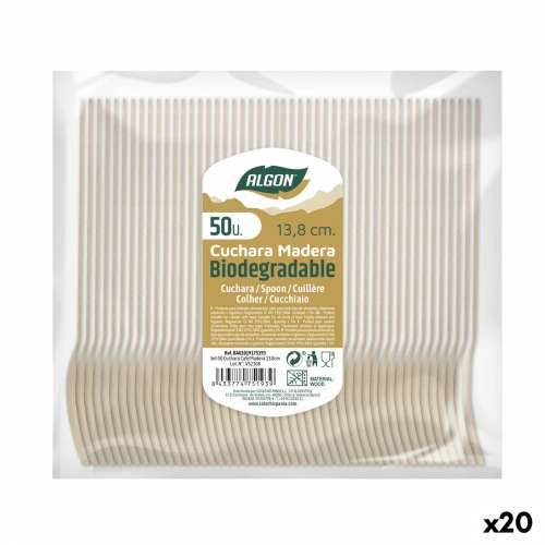 Set Žlica Algon Desert Drvo 20 kom. 14 x 3 x 0,2 cm Cijena