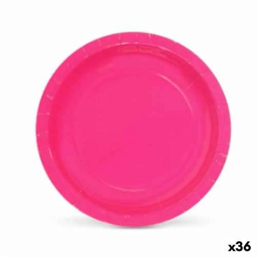 Set tanjura Algon Jednokratne Karton Fuksija 20 x 20 x 1,5 cm (36 Jedinice) Cijena