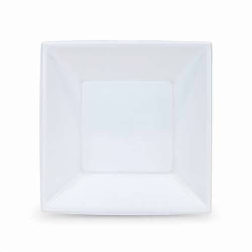 Set tanjura za višekratnu uporabu Algon Kvadratno Bijela Plastika 18 x 18 x 4 cm (24 kom.) Cijena