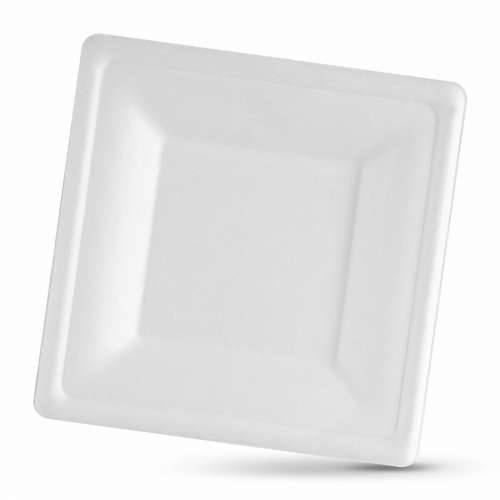 Set tanjura Algon Jednokratne Bijela Šećerna trska Kvadratno 26 cm (8 kom.) Cijena