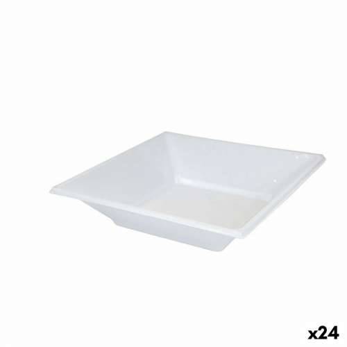 Set tanjura za višekratnu uporabu Algon Bijela Plastika (24 kom.) Cijena