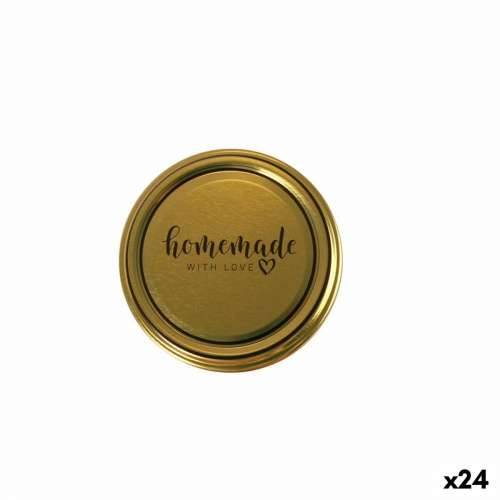 Set poklopaca Sarkap Homemade zlatan 6 Dijelovi 6,6 x 0,8 cm (24 kom.) Cijena