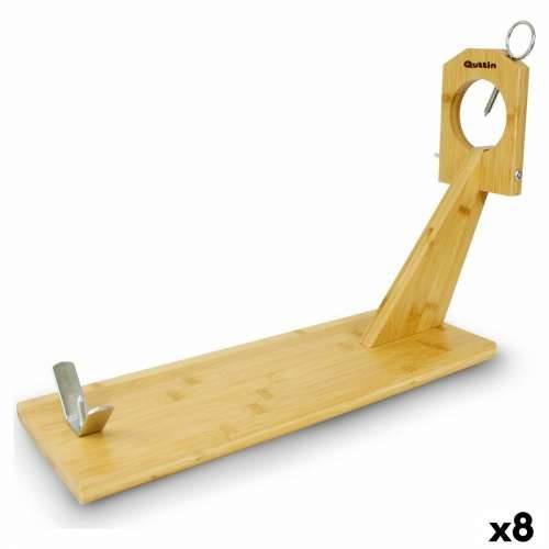 Drveni Stalak za Pršut Quttin Bambus 48,8 x 16,5 x 34 cm (8 kom.) Cijena