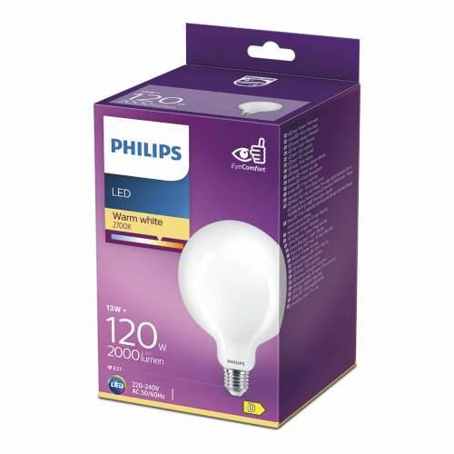 LED žarulja Philips Bijela D 13 W E27 2000 Lm 12,4 x 17,7 cm (2700 K) Cijena