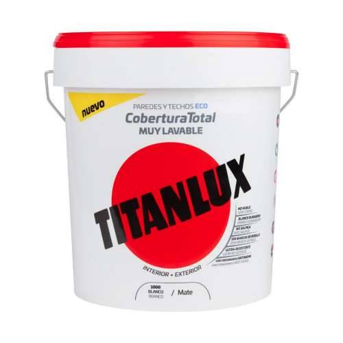 Plastična boja Titan 06t100005 Strop Zid Perivo Bijela Mat 4 L Cijena