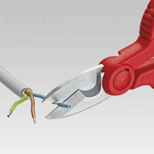 Električarske škare Knipex 9505155sb 130 x 32 x 155 mm Kaljeno Staklo Nehrđajući Čelik Cijena