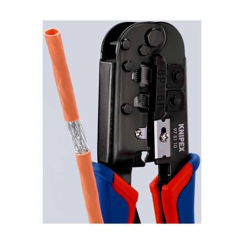Kliješta za krimpanje Knipex 70 x 18 x 190 mm Kablovi i priključci (1 kom.) Cijena