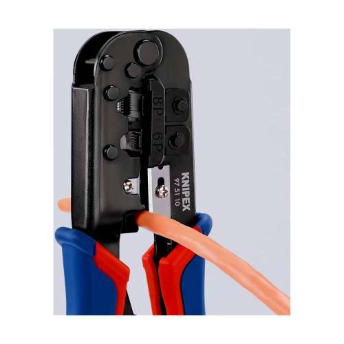 Kliješta za krimpanje Knipex 70 x 18 x 190 mm Kablovi i priključci (1 kom.) Cijena