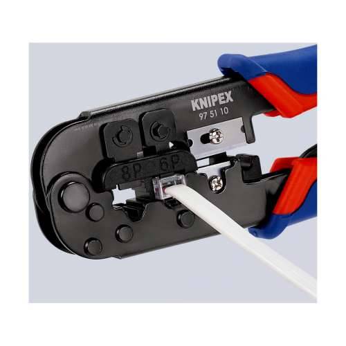 Kliješta za krimpanje Knipex 70 x 18 x 190 mm Kablovi i priključci (1 kom.) Cijena