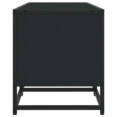 TV ormarić crni 210 x 35 x 41 cm od konstruiranog drva - Crna 1 210 cm Cijena