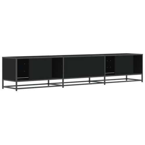 TV ormarić crni 210 x 35 x 41 cm od konstruiranog drva - Crna 1 210 cm Cijena