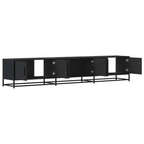 TV ormarić crni 210 x 35 x 41 cm od konstruiranog drva - Crna 1 210 cm Cijena