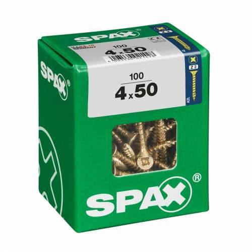 Kutija za vijke SPAX Vijak za drvo Ravna glava (4 x 50 mm) (4,0 x 50 mm) Cijena