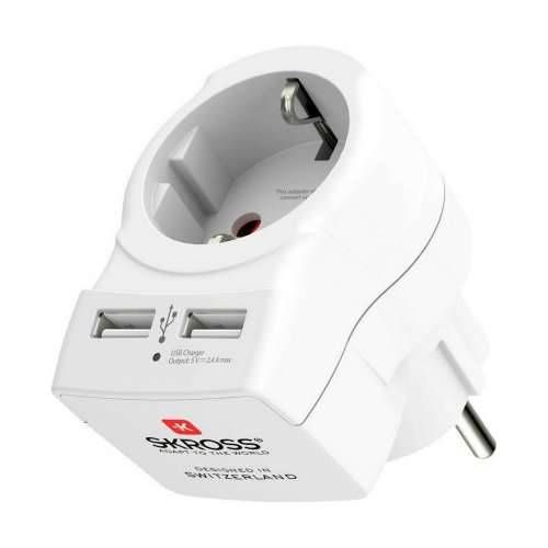 Adapter za Utičnice Skross 1500282 USB x 2 europski 2,4 A Cijena