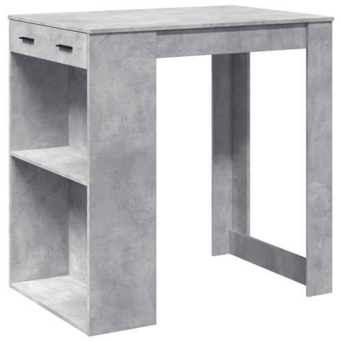 Barski stol boja betona 102x70x103,5 cm konstruirano drvo - Beton siva 1 Cijena