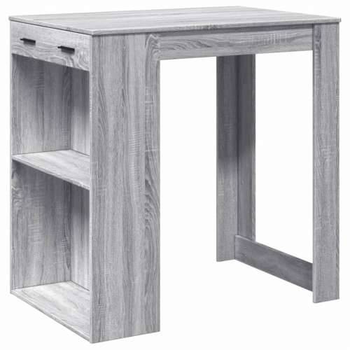 Barski stol sivi 102x70x103,5 cm od konstruiranog drva - Sivi hrast sonoma 1 Cijena