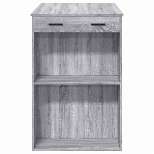 Barski stol sivi 102x70x103,5 cm od konstruiranog drva - Sivi hrast sonoma 1 Cijena