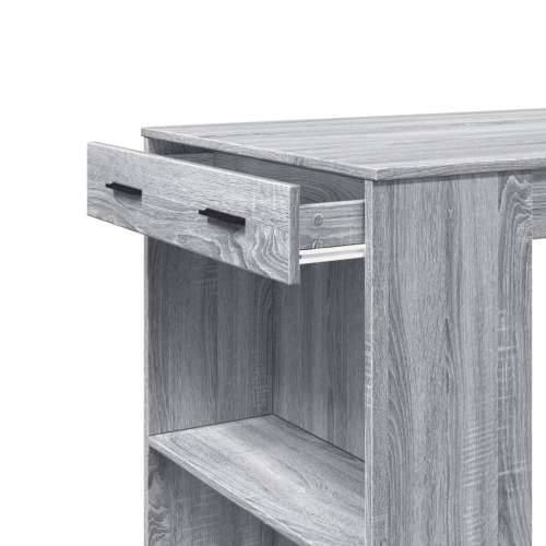 Barski stol sivi 102x70x103,5 cm od konstruiranog drva - Sivi hrast sonoma 1 Cijena