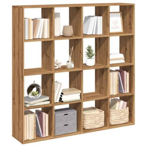 Ormarić z knjige boja hrasta 137,5x29x137,5cm konstruirano drvo - artisian oak 1 137.5 cm Cijena