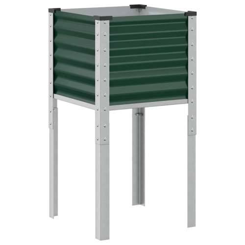 Vrtna sadilica zelena 45x45x88 cm čelična - Čelik/zelena 45 x 45 x 88 cm 1 Cijena