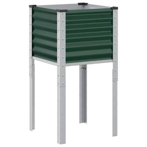 Vrtna sadilica zelena 45x45x88 cm čelična - Čelik/zelena 45 x 45 x 88 cm 1 Cijena