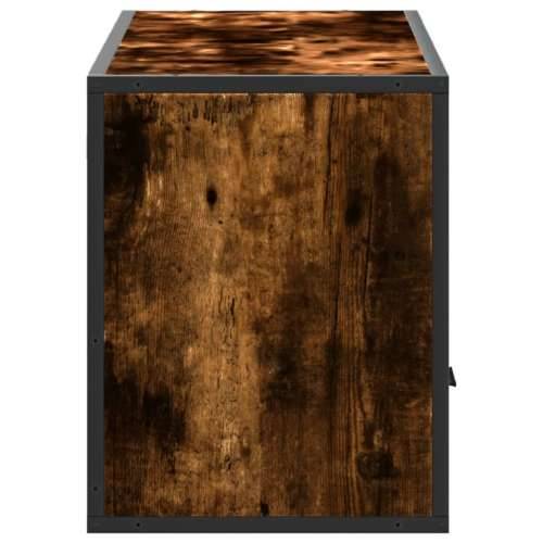 TV ormarić boja dimljenog hrasta 100x31x39,5 cm konstruirano - Dimljeni hrast 1 100 cm Cijena