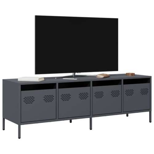 TV ormarić antracit 135 x 39 x 43,5 cm hladno valjani čelik - Antracit 1 135 cm Cijena