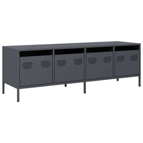 TV ormarić antracit 135 x 39 x 43,5 cm hladno valjani čelik - Antracit 1 135 cm Cijena