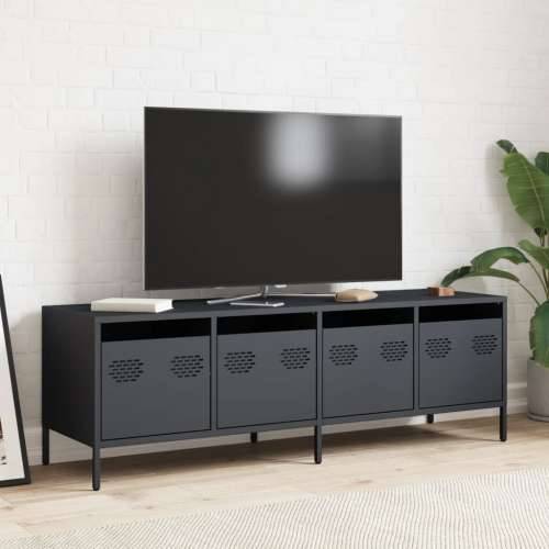 TV ormarić antracit 135 x 39 x 43,5 cm hladno valjani čelik - Antracit 1 135 cm Cijena