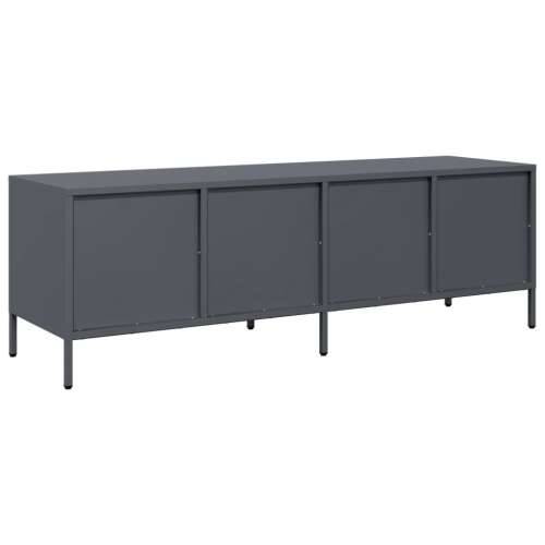 TV ormarić antracit 135 x 39 x 43,5 cm hladno valjani čelik - Antracit 1 135 cm Cijena
