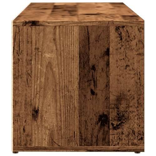 Klupa za spremanje obuće boja staro drvo 105x35x35 cm drvene - Staro drvo 1 Cijena