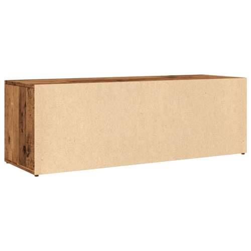 Klupa za spremanje obuće boja staro drvo 105x35x35 cm drvene - Staro drvo 1 Cijena
