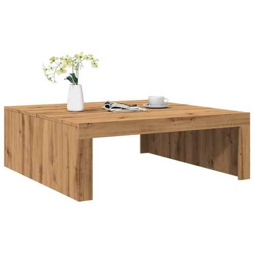Stolić za kavu boja hrasta 100 x 100 x 35 cm konstruirano drvo - hrast artisan 100 x 100 x 35 cm 1 Cijena