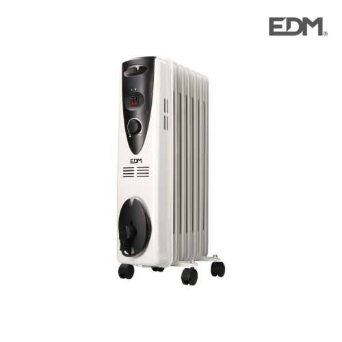 Uljni Radijator (7 rebara) EDM 07121 Bijela 1500 W Cijena