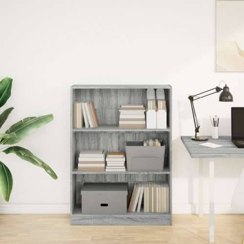 Regal za knjige boja hrasta 80x24x109 cm konstruirano drvo - Sivi hrast sonoma 1 109 cm 80 cm Cijena