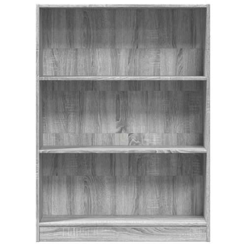 Regal za knjige boja hrasta 80x24x109 cm konstruirano drvo - Sivi hrast sonoma 1 109 cm 80 cm Cijena