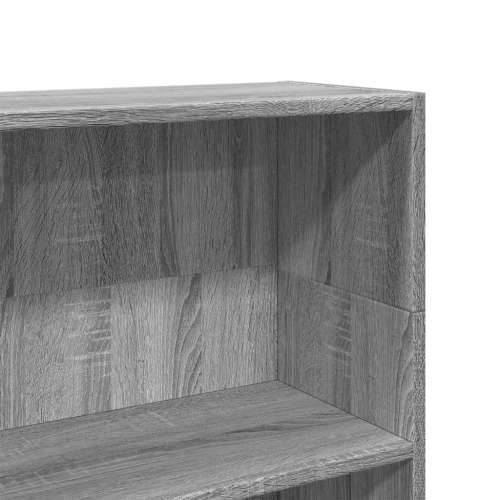 Regal za knjige boja hrasta 80x24x109 cm konstruirano drvo - Sivi hrast sonoma 1 109 cm 80 cm Cijena