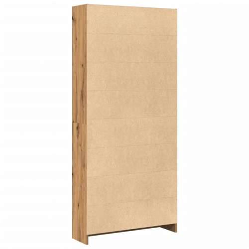 Regal za knjige boja hrasta 80x24x176 cm konstruirano drvo - Boja hrasta 1 176 cm 80 cm Cijena