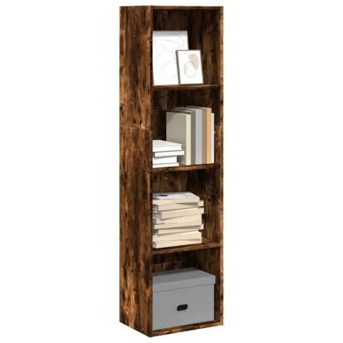 Regal za knjige boja hrasta 40x30x152 cm konstruirano drvo - Dimljeni hrast 1 152 cm 40 cm Cijena