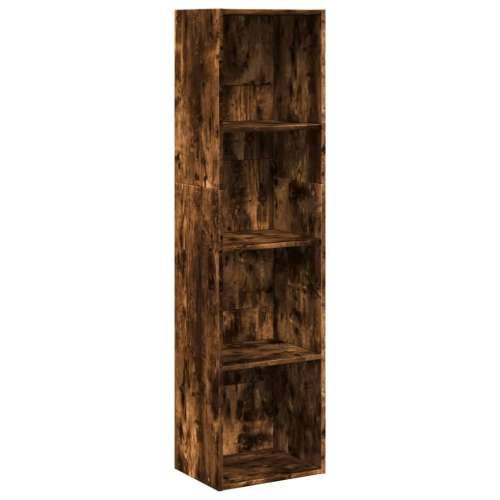 Regal za knjige boja hrasta 40x30x152 cm konstruirano drvo - Dimljeni hrast 1 152 cm 40 cm Cijena