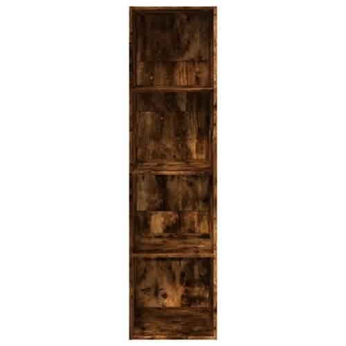 Regal za knjige boja hrasta 40x30x152 cm konstruirano drvo - Dimljeni hrast 1 152 cm 40 cm Cijena
