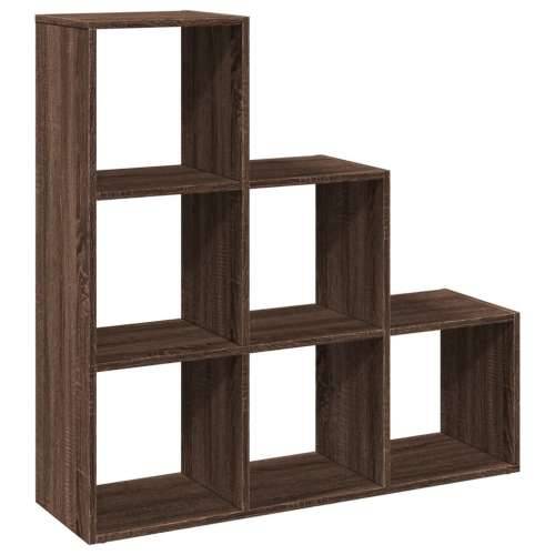 Pregrada / regal za knjige 3 razina hrast 99x29x99 cm drveni - Smeđi hrast 1 99 cm Cijena